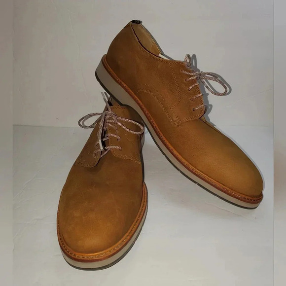 VGUC Mens Cole Haan Morris Plain Oxford Shoes size 12 M Tan Brown C30693
